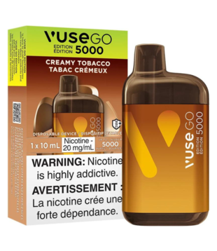 Creamy Tobacco 20mg Vuse Go 5000 Rechargeable Disposable