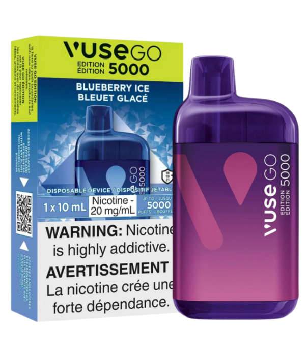 Vuse Blueberry Ice 20mg Vuse Go 5000 Rechargeable Disposable