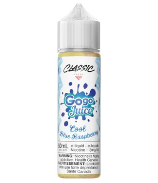 gogo Cool Blue Raspberry 3mg GoGo 60ml Freebase E-liquid 60/40