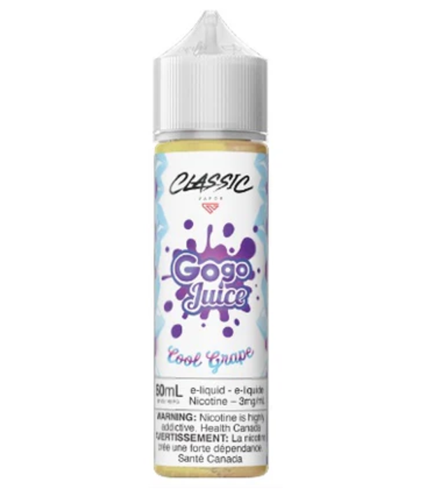 gogo Cool Grape 12mg GoGo 60ml Freebase E-liquid 60/40