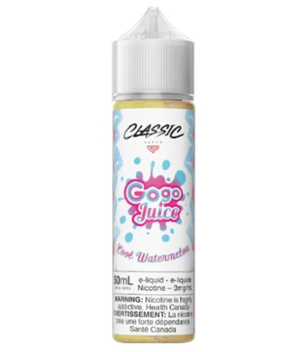 gogo Cool Watermelon 3mg GoGo 60ml Freebase E-Liquid 60/40