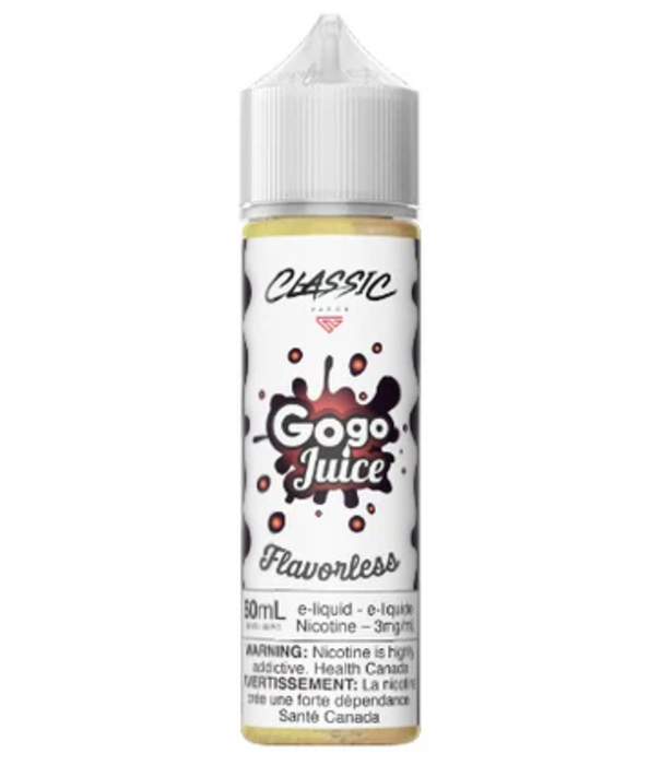 gogo Flavourless 12mg GoGo 60ml Freebase E-liquid 60/40