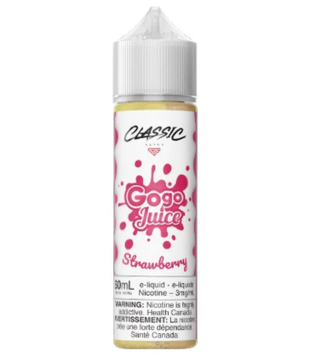 Strawberry 3mg GoGo 60ml Freebase E-Liquid 60/40