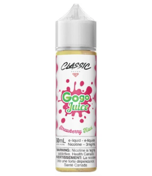 Strawberry Kiwi 0mg GoGo 60ml Freebase E-liquid 60/40