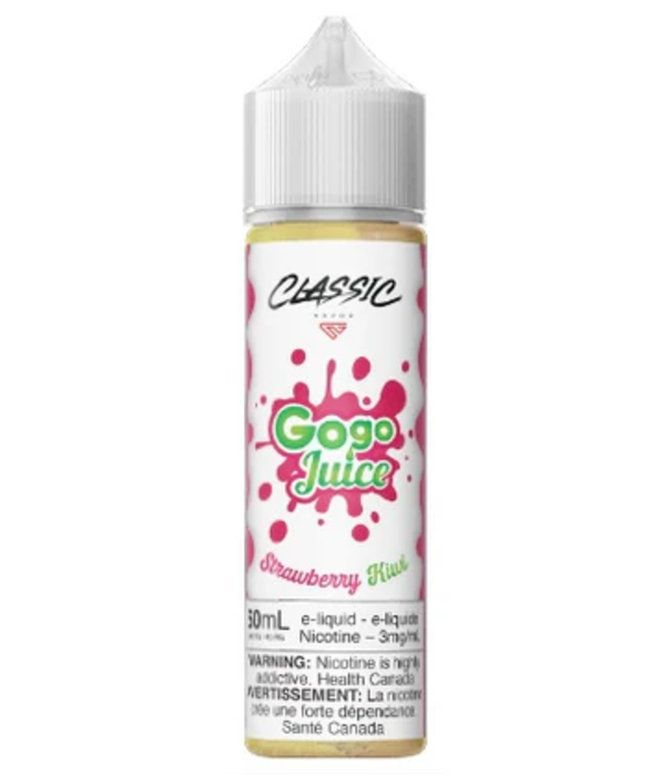 gogo Strawberry Kiwi 0mg GoGo 60ml Freebase E-liquid 60/40