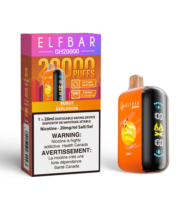 Elf Bar Burst Elf Bar GH20000 Rechargeable Disposable