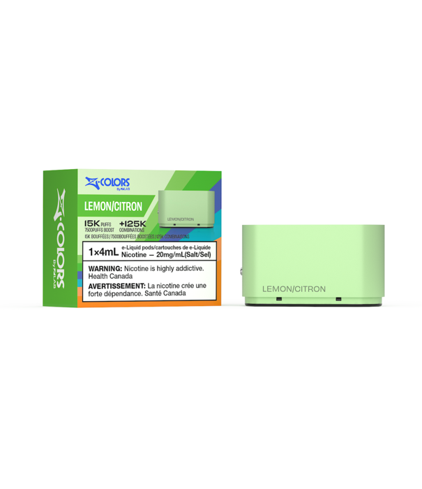 Zpod Ziiplabs Lemon ZLand Zcolors 15000 Disposable Vape Pod