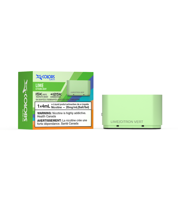 Zpod Ziiplabs Lime ZLand Zcolors 15000 Disposable Vape Pod