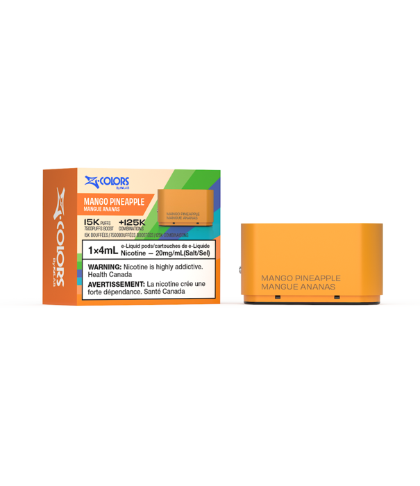 Zpod Ziiplabs Mango Pineapple Zland Zcolors 15000 Disposable Vape Pod