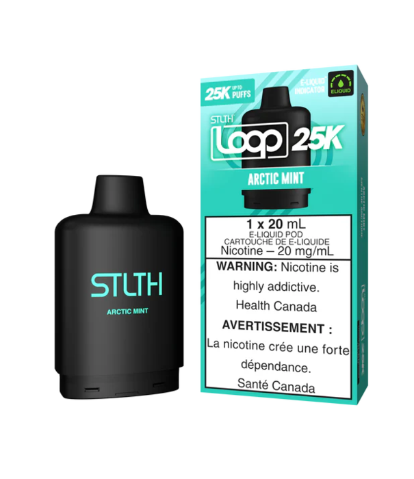 STLTH Arctic Mint STLTH Loop 25K Disposable Vape Pod