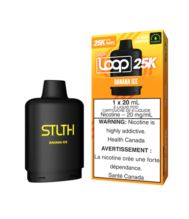 STLTH Banana Ice STLTH Loop 25K Disposable Vape Pod