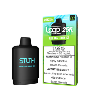 Blue Razz Lemon Ice STLTH Loop 25K Disposable Vape Pod
