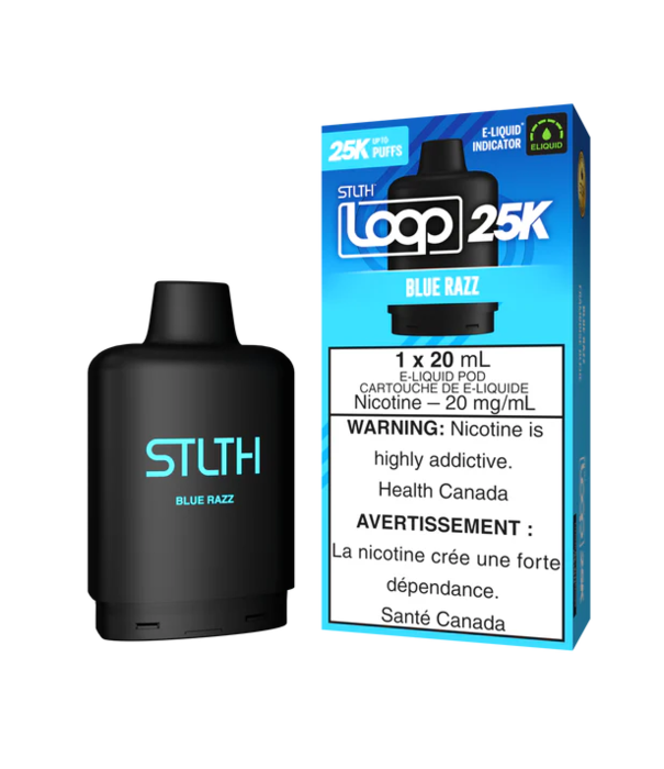 STLTH Blue Razz STLTH Loop 25K Disposable Vape Pod