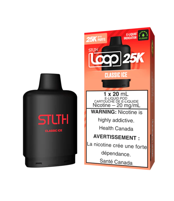 STLTH Classic Ice STLTH Loop 25K Disposable Vape Pod
