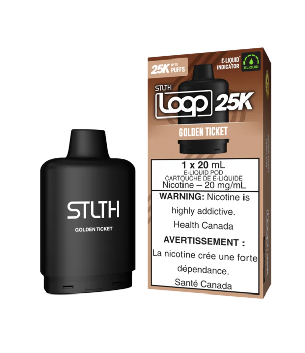 STLTH Golden Ticket STLTH Loop 25K Disposable Vape Pod
