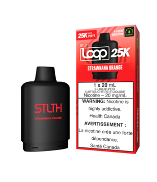 Strawnana Orange STLTH Loop 25K Disposable Vape Pod