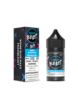 Bomb Blue Razz 20mg Flavour Beast Salt Nic 30ml E-liquid