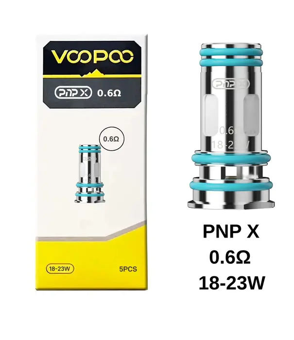 Voopoo PNP-X  0.6ohm max 23w coils 5pk