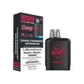 Savage Strawberry Watermelon Ice Flavour Beast Level X 25000 Disposable Vape Pod