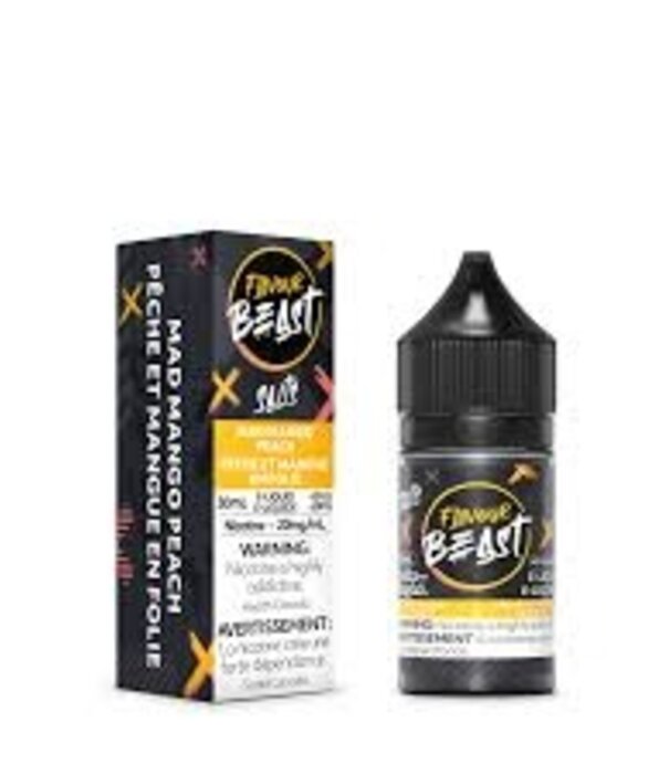 Flavour Beast Mad Mango Peach 20mg Flavour Beast Nic Salt 60ml E-liquid