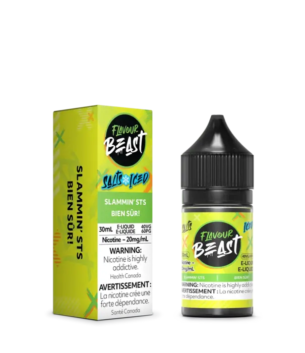 Flavour Beast Slammin STS Ice 20mg Flavour Beast Nic Salt 60ml E-liquid