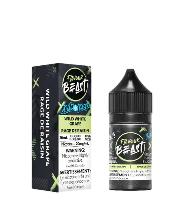 Flavour Beast Wild White Grape Ice 20mg Flavour Beast Nic Salt 60ml E-liquid
