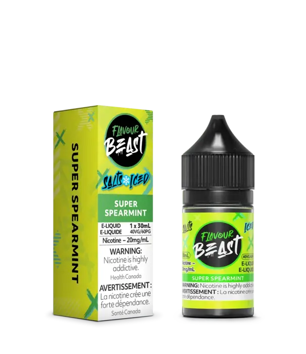 Flavour Beast Super Spearmint Ice 20mg Flavour Beast Nic Salt 60ml E-liquid