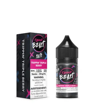 Trippin Triple Berry 20mg Flavour Beast Nic Salt 60ml E-liquid