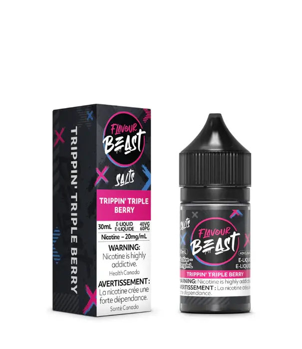 Flavour Beast Trippin Triple Berry 20mg Flavour Beast Nic Salt 60ml E-liquid