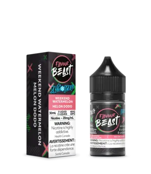 Weekend Watermelon Ice 20mg Flavour Beast Nic Salt 60ml E-liquid
