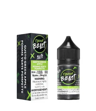 Gusto Green Apple 20mg Flavour Beast Nic Salt 60ml E-liquid