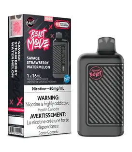 Savage Strawberry Watermelon Ice Flavour Beast Beast Mode Max 18000 Rechargeable Disposable
