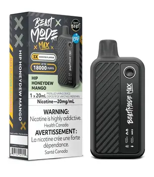 Hip Honeydew Mango Ice Flavour Beast Beast Mode Max 18000 Rechargeable Disposable