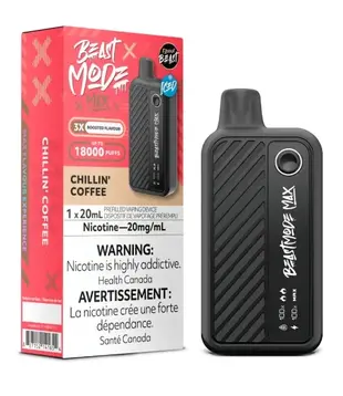Chillin Coffe Ice Flavour Beast Beast Mode Max 18000 Rechargeable Disposable