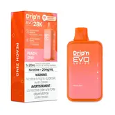 Peach Zing Envi Drip’N EVO 28000 Rechargeable Disposable