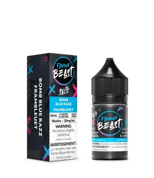 Bomb Blue Razz 20mg Flavour Beast Nic Salt 60ml E-liquid