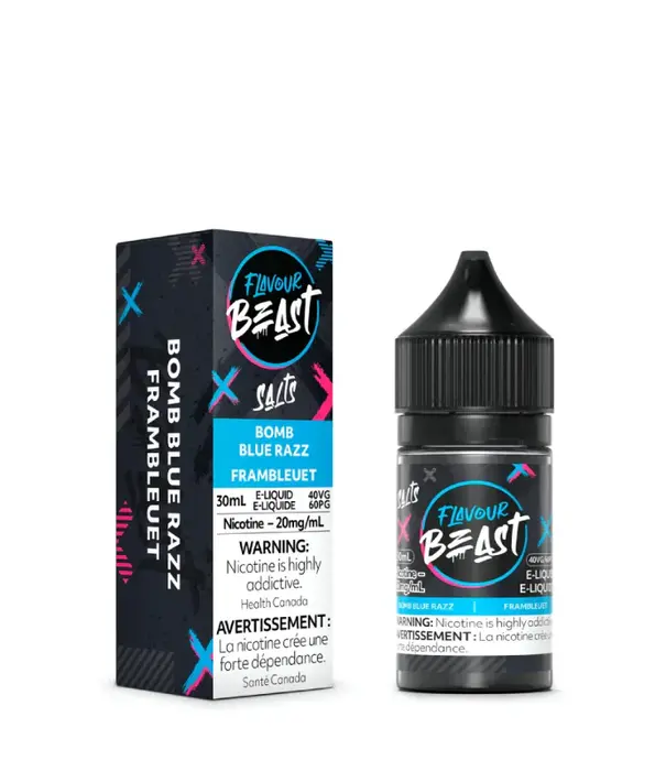 Flavour Beast Bomb Blue Razz 20mg Flavour Beast Nic Salt 60ml E-liquid
