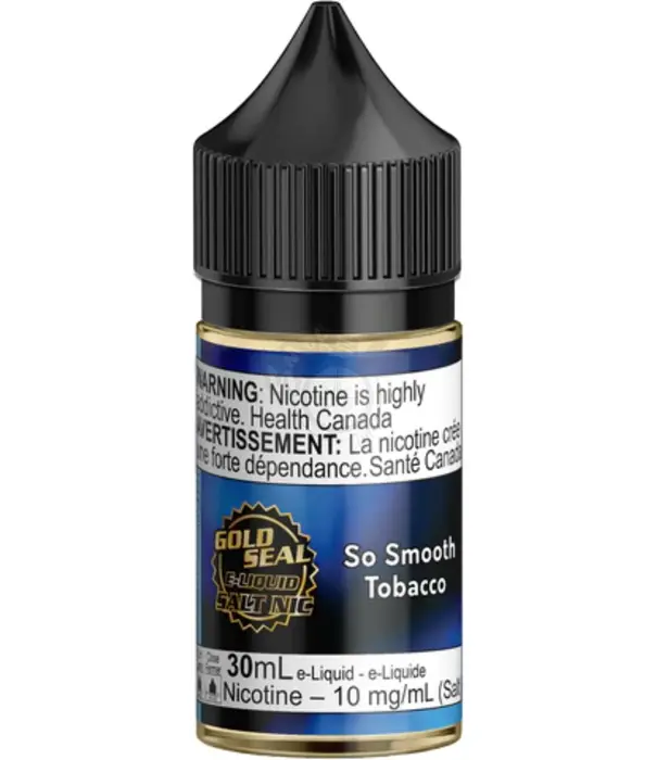 So Smooth Tobacco 10mg Gold Seal Nic Salt 30ml E-liquid