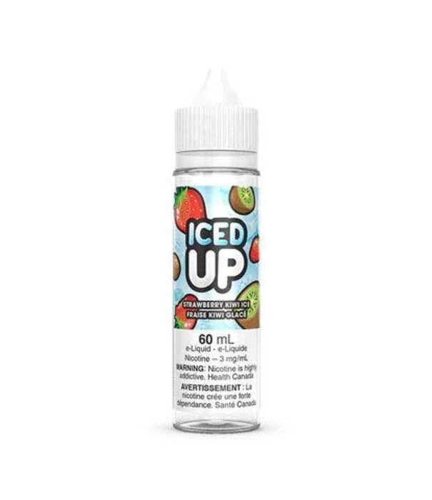 Iced Up Strawberry Kiwi ice 6mg Iced Up 60ml Freebase E-liquid
