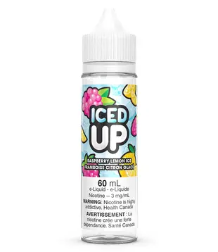 Raspberry Lemon Ice 3mg Iced Up 60ml Freebase E-liquid