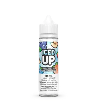 Peach Berry Ice 3mg Iced Up 60ml Freebase E-liquid