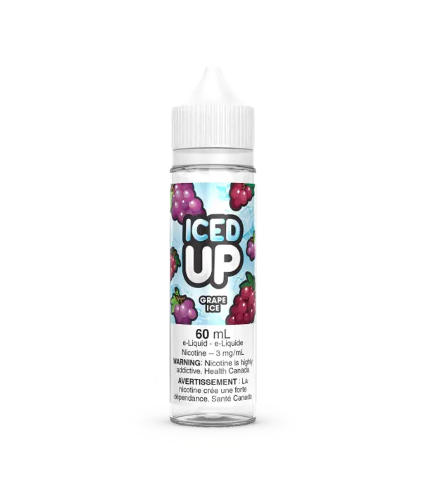 Iced Up Grape Ice 3mg Iced Up 60ml Freebase E-liquid