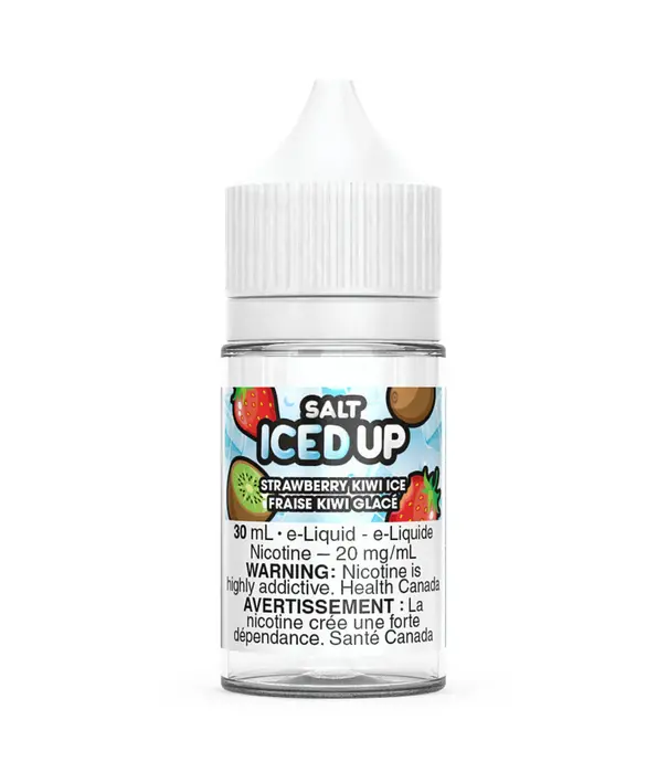 Iced Up Strawberry Kiwi Ice 12mg Iced Up Nic Salt 30ml E-liquid