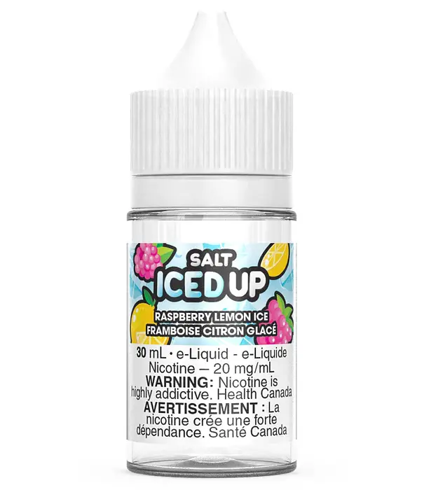 Iced Up Raspberry Lemon Ice 12mg Iced Up Nic Salt 30ml E-liquid