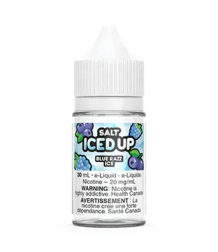Blue Razz Ice 20mg Iced Up Ic Salt 30ml E-liquid
