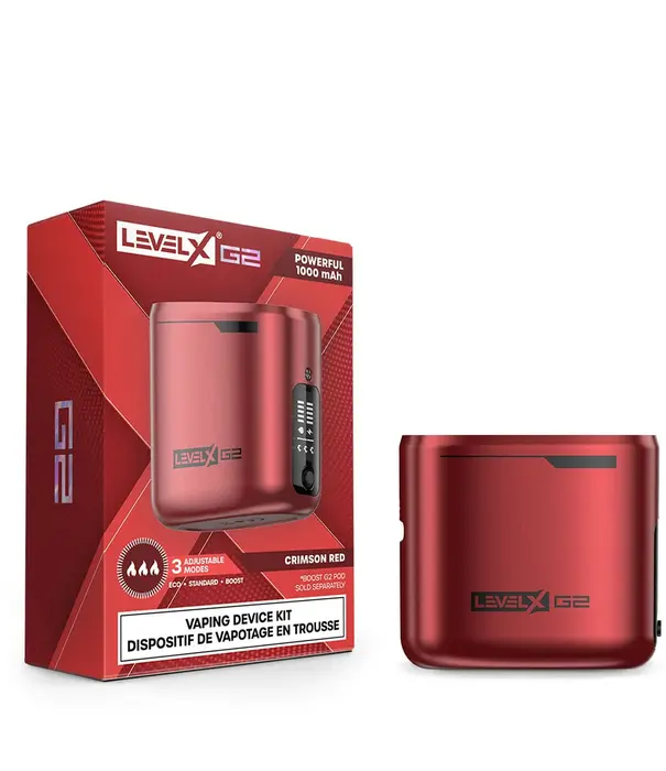 level X Crimson Red Level X G2 1000mah Rechargeable Battery