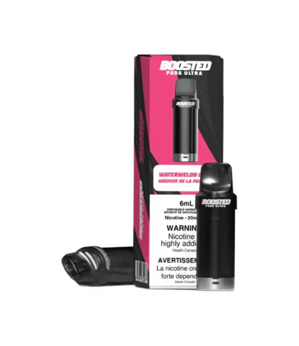 Boosted Watermelon Chew 20mg Boosted Ultra 6ml Pod