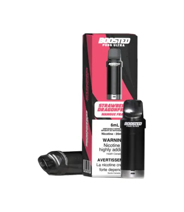 Boosted Strawberry Dragonfruit 20mg Boosted Ultra 6ml Pod