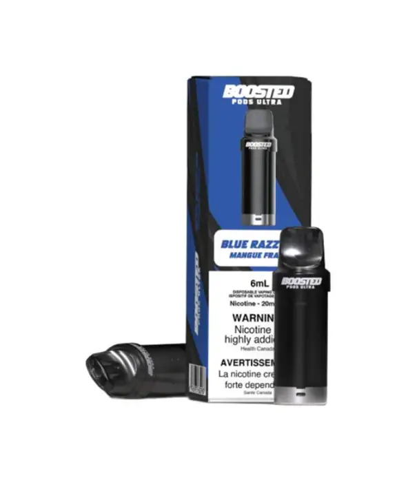 Boosted Blue Razz Ice 20mg Boosted Ultra 6ml Pod