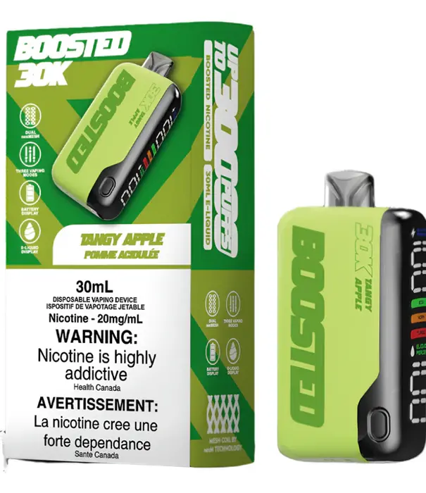 Boosted Tangy Apple 20mg Boosted 30K Rechargeable Disposable